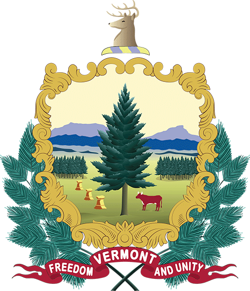State of Vermont Coat of Arms in Full Color
