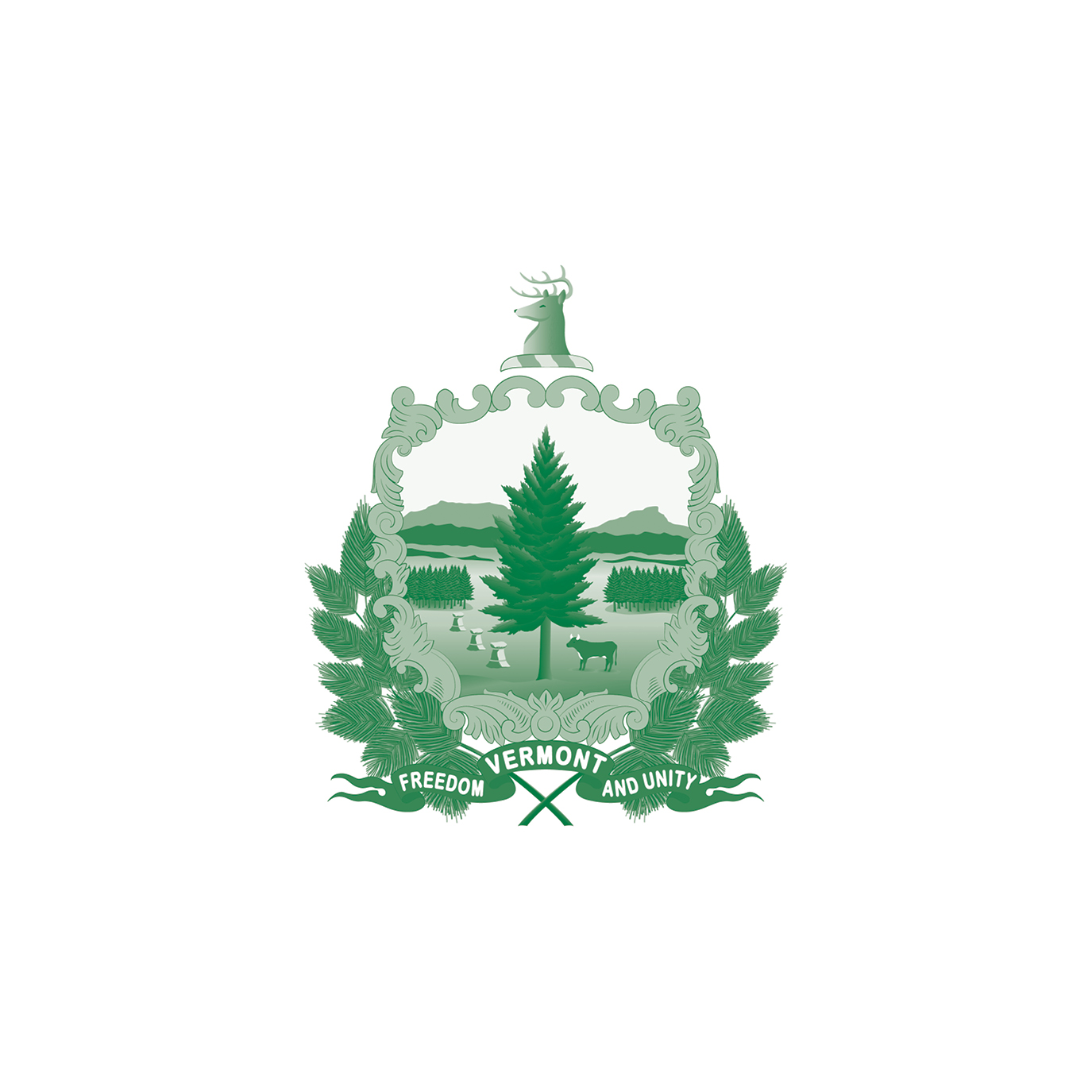 State of Vermont Coat of Arms.