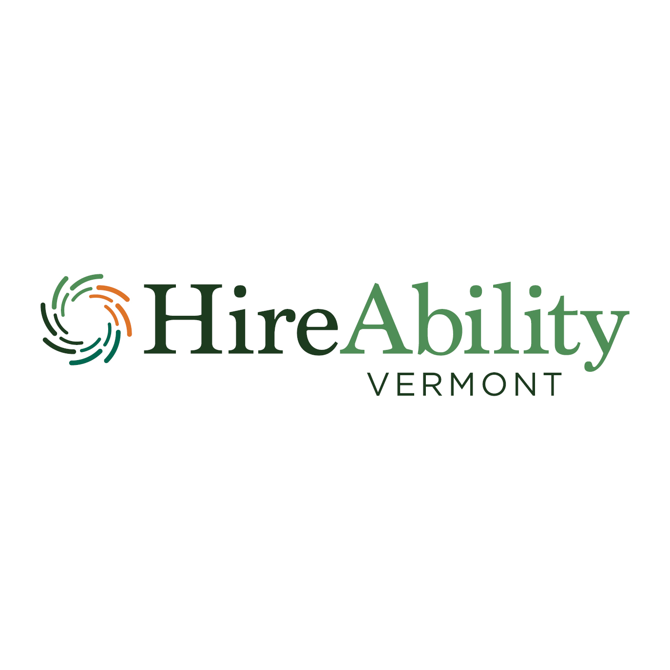 HireAbility Vermont logo.