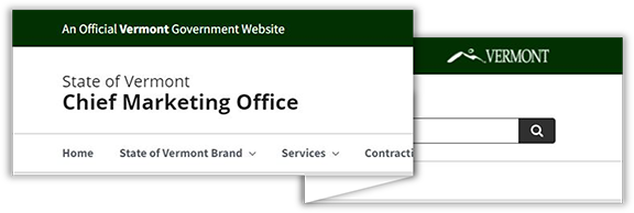 State of Vermont Web Template Header